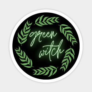 Green Witch Magnet